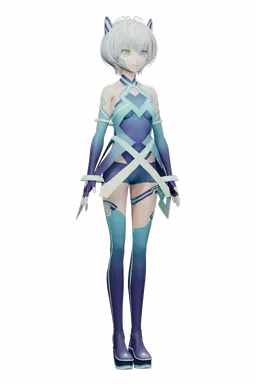 Vita, a stylized 3D character